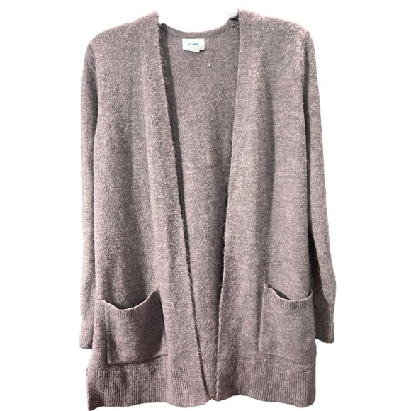 Old navy dark lavender open cardigan. Size XSMALL - Picture 1 of 4